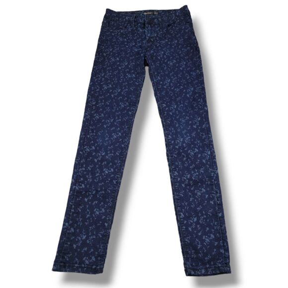 Zara Denim - Zara Jeans Size 4 27x27.5 Womens Zara Slim Fit Jeans Stretch Skinny Jeans Floral